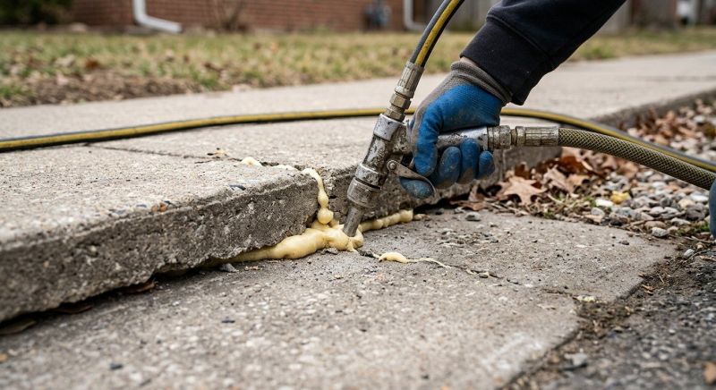 Concrete Slab Jacking in West Des Moines, IA