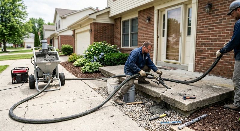 Concrete Lifting in Des Moines, IA