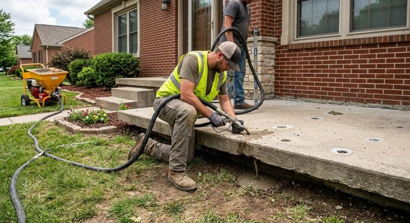 Concrete Patio Raising in Columbus, OH