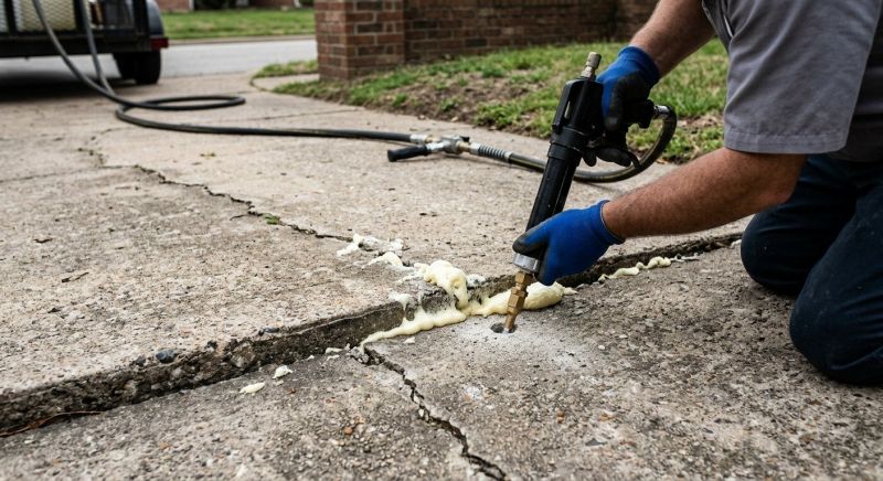Concrete Poly Jacking in Columbus, OH