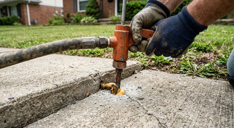 Concrete Slab Jacking in San Antonio, TX