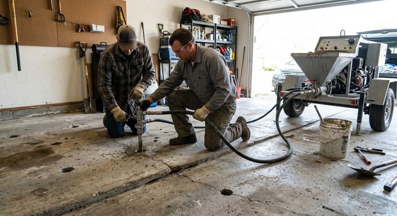 Garage Settling Repair in Columbus, OH
