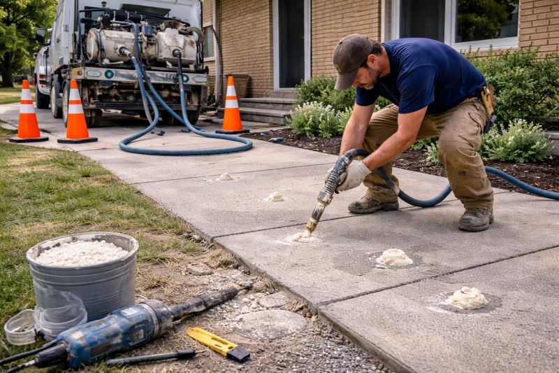 Sidewalk Leveling in Columbus, OH
