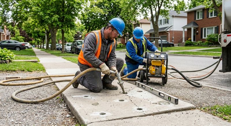 Sidewalk Raising in West Des Moines, IA