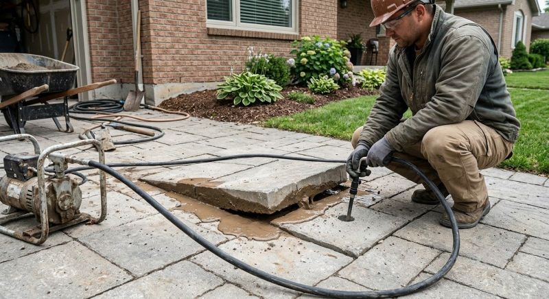 Sunken Patio Repair in Miami Dade County, FL
