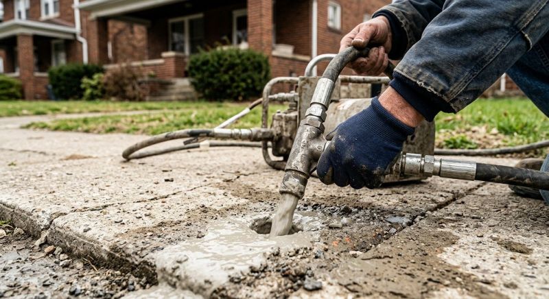 Walkway Leveling in West Des Moines, IA